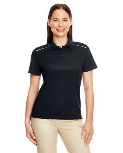 CORE365 78181R Ladies' Radiant Performance Piqu? Polo with Reflective Piping