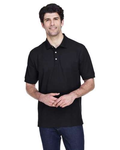 Devon & Jones D100 Men's Pima Piqu? Short-Sleeve Polo