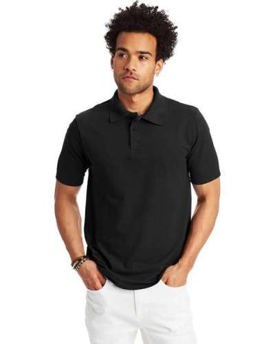 Hanes 055P Men's Pique Polo