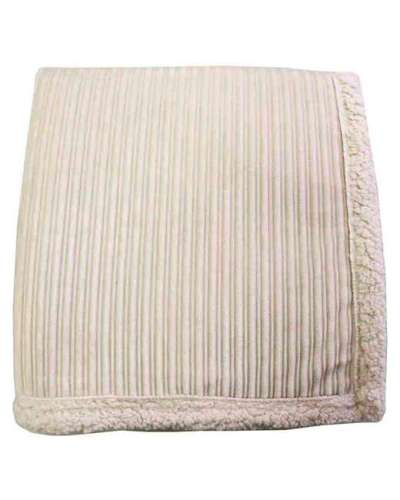 Kanata Blanket CORD Corduroy Lambswool Throw Blanket