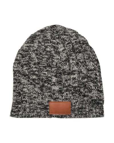 Leeman LG-9374 Heathered Knit Beanie