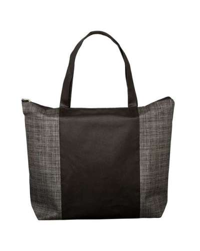 Prime Line BG134 Tonal Non-Woven Zipper Trade Show Tote Bag