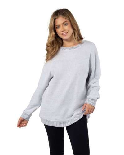 chicka-d 2121 Ladies' Warm Up Crew Sweatshirt