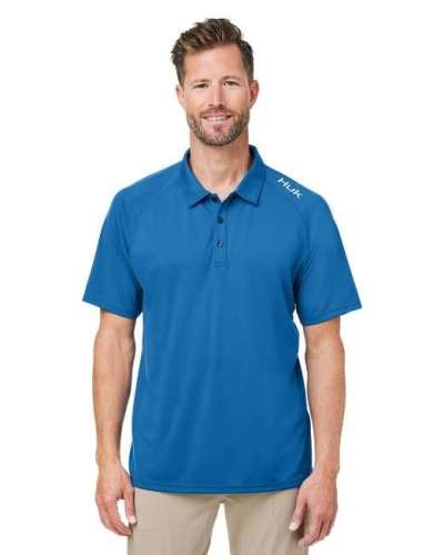 HUK H12L005 Men's Lopro Solid Performance Polo