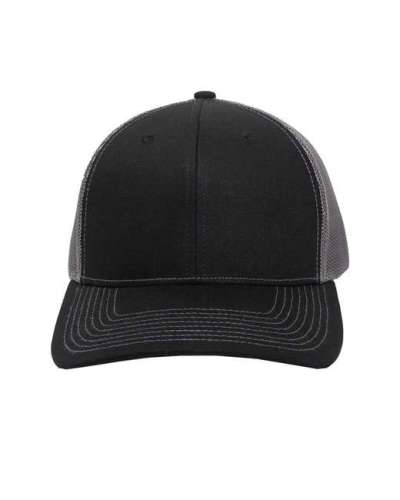 Outdoor Cap OC771 Structured Trucker With Solid Mesh Back Hat