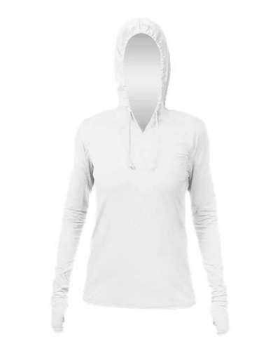 ANETIK WSBRZH0 Women's Breeze Tech Hooded Long Sleeve T-Shirt