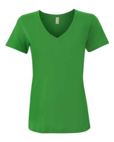 Anvil 392 Women's Featherweight V-Neck T-Shirt