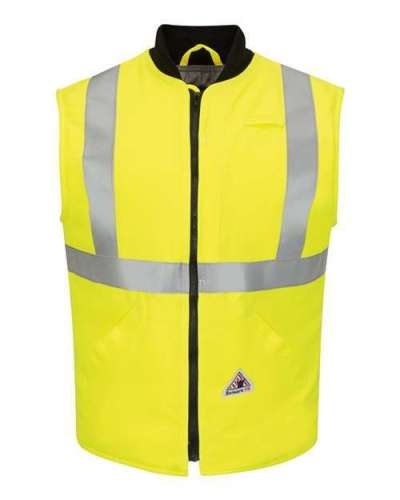 Bulwark VMS4HV Hi Vis Insulated Vest with Reflective Trim - CoolTouch?2