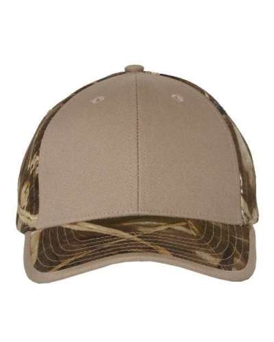 Kati LC102 Solid Front Camo Back Cap