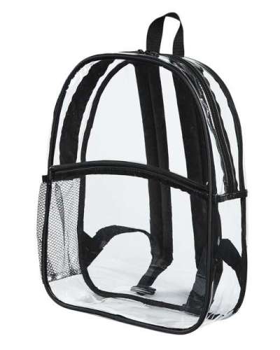 BAGedge BE259 Clear PVC Backpack