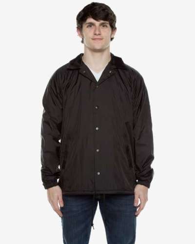 Beimar Drop Ship WB103M Unisex Nylon Modern Fit Coach Jacket