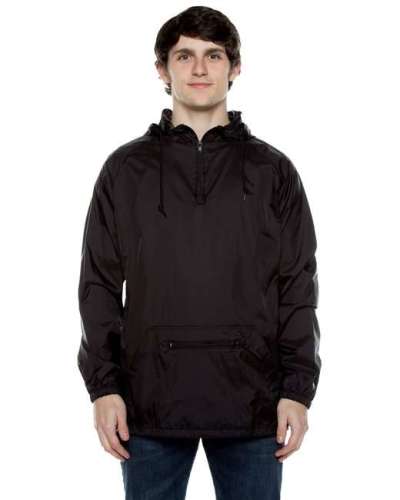 Beimar Drop Ship WB107BG Unisex Nylon Packable Pullover Anorak Jacket