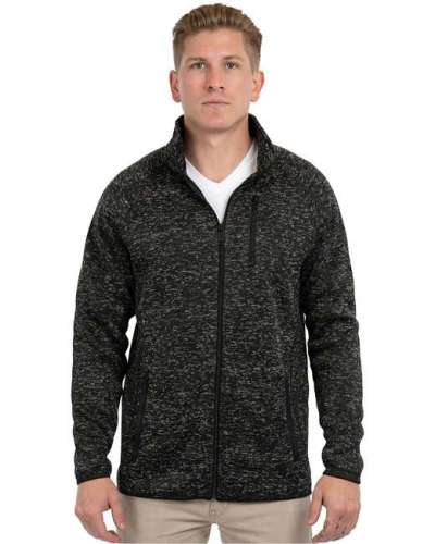 Burnside B3901 Men's Sweater Knit Jacket