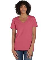 ComfortWash by Hanes GDH125 Ladies' V-Neck T-Shirt