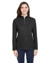 CORE365 CE405W Ladies' Fusion ChromaSoft Pique Quarter-Zip