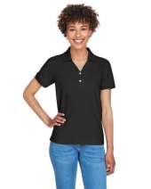 Devon & Jones D100W Ladies' Pima Piqu? Y-Collar Polo