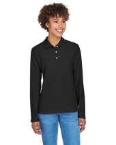 Devon & Jones D110W Ladies' Pima Piqu? Long-Sleeve Polo