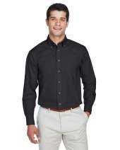 Devon & Jones D620 Men's Crown Collection Solid Broadcloth Woven Shirt