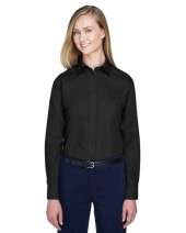 Devon & Jones D620W Ladies' Crown Collection Solid Broadcloth Woven Shirt