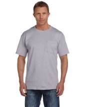 Fruit of the Loom 3931P Adult HD Cotton Pocket T-Shirt