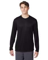 Hanes 482L Adult Cool DRI with FreshIQ Long-Sleeve Performance T-Shirt