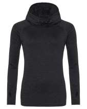 Just Hoods By AWDis JCA038 Ladies' Cool Cowl-Neck Long-Sleeve T-Shirt