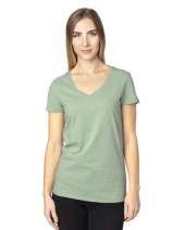 Threadfast Apparel 200RV Ladies' Ultimate CVC V-Neck T-Shirt