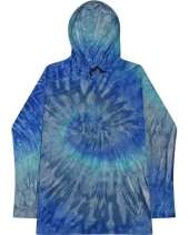 Tie-Dye 2777 Unisex Long Sleeve Hooded T-Shirt