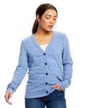 US Blanks US950 Ladies' Long-Sleeve Cardigan