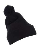 Yupoong 1501P Cuffed Knit Beanie with Pom Pom Hat