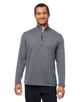 Glyder MDP1772 Men's Marbled Jersey Fairway Quarter zip