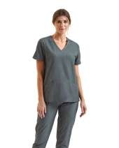 Onna By Premier NN310 Ladies' Invincible V Neck Stretch Scrub Top