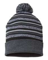 CAP AMERICA RKL12 USA-Made Striped Beanie