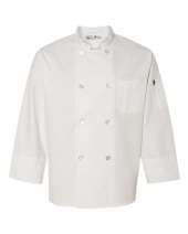 Chef Designs 0413 Button Chef Coat with Thermometer Pocket