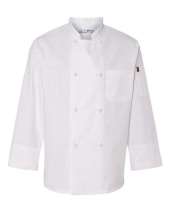 Chef Designs 0414 Eight Knot Button Chef Coat with Thermometer Pocket