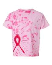 Dyenomite 200AR Awareness Ribbon Tie-Dyed T-Shirt