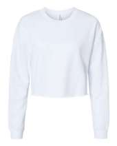 Independent Trading Co. AFX24CRP Women's Lightweight Crop Crewneck Sweatshirt