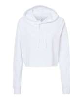 Independent Trading Co. AFX64CRP Women?s Lightweight Crop Hooded Sweatshirt