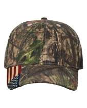 Kati LC350 Camo Woven USA Flag Cap