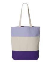 Q-Tees Q125900 11L Tri-Color Tote