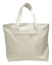 Q-Tees Q1300 19L Zippered Tote