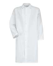 Red Kap 4006 Gripper - Front Butcher Frock - No Pockets