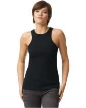 American Apparel 101CVC Ladies' CVC Racerneck Tank