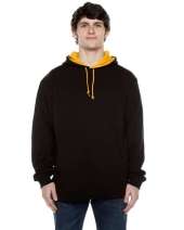 Beimar Drop Ship F1023 Unisex Contrast Hooded Sweatshirt