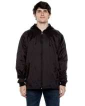 Beimar Drop Ship WB103RB Unisex Nylon Full Zip Hooded Jacket