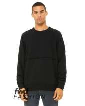 Bella + Canvas 3743 FWD Fashion Unisex Raw Seam Crewneck Pullover