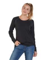 Boxercraft BW3166 Ladies' Payton Preppy Patch Long-Sleeve T-Shirt